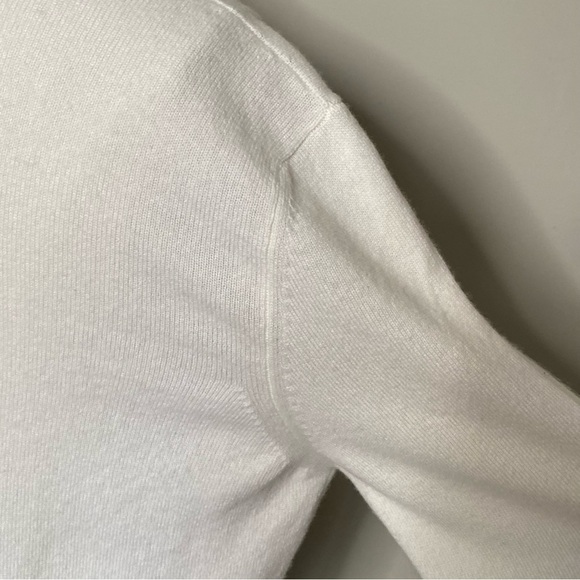 Richard Grand Long Cashmere Cardigan Sweater in Ivory Black, size M NWT - Picture 12 of 16